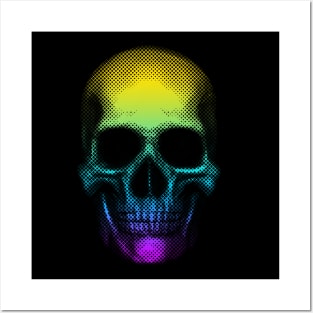 Vivid Skull Posters and Art